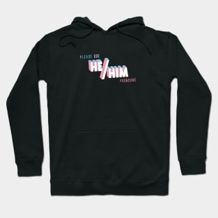 He/Him Pronouns (straight) Hoodie